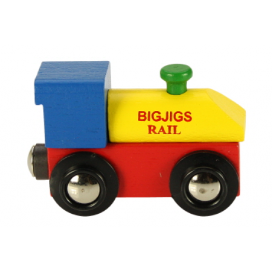 Bigjigs Name Train Wooden Engine - Bigjigs Rail