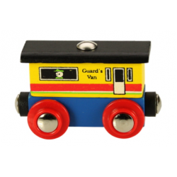 Bigjigs Name Train Wooden Guard's Van - Bigjigs Rail