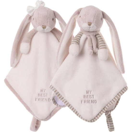 Bukowski Bears - Bunny Baby Comforter Lena and Lucien