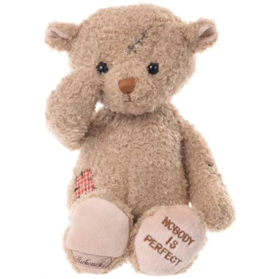 Bukowski Bears - Nobody's Perfect Teddy Bear