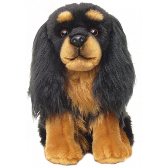 Faithful Friends - Cavalier Soft Toy Dog - Black and Tan Faithful Friends - Cavalier Soft Toy Dog - Black and Tan