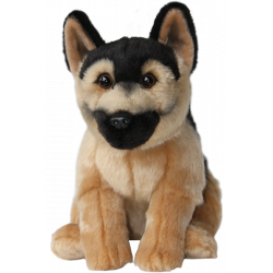Faithful Friends - German Sheperd Soft Toy Dog (Black and Tan) Faithful Friends - German Sheperd Soft Toy Dog (Black and Tan)