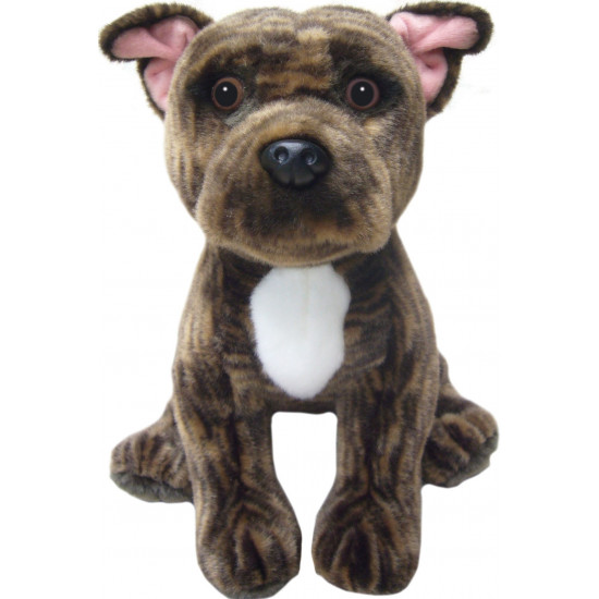Faithful Friends - Staffordshire Bull Terrier Soft Toy Dog - Brindle