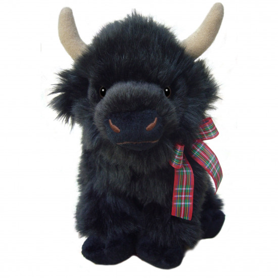 Faithful Friends - Highland Cow / Calf Soft Toy Archie (Black) Faithful Friends - Highland Cow / Calf Soft Toy Archie (Black)