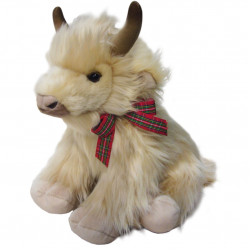 Faithful Friends - Highland Cow / Calf Soft Toy Poppy (Cream) Faithful Friends - Highland Cow / Calf Soft Toy Poppy (Cream)