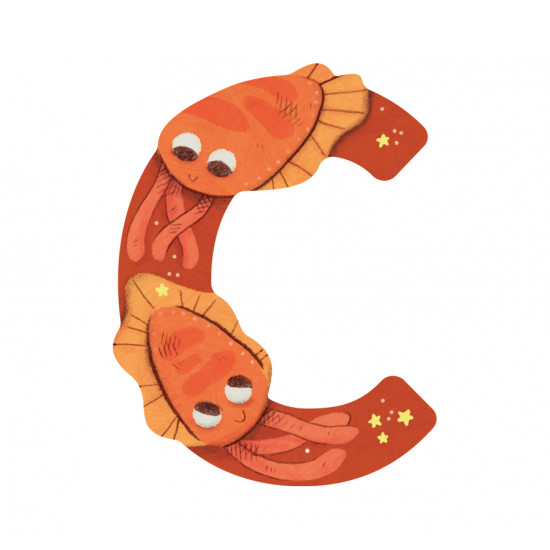 Animal Alphabet Letter C - Moulin Roty