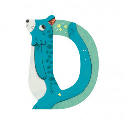 Animal Alphabet Letter D - Moulin Roty Animal Alphabet Letter D - Moulin Roty