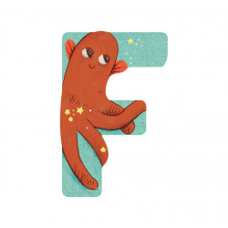 Animal Alphabet Letter F - Moulin Roty