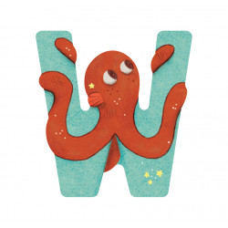 Animal Alphabet Letter W - Moulin Roty
