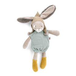 Moulin Roty - Trois Petits Lapins Soft Toy Rabbit (Sage)