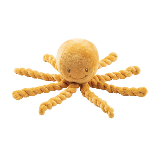 Nattou - Baby Comforter Octopus - Sunshine Yellow