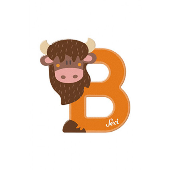 Sevi Animal Wooden Alphabet Letter B