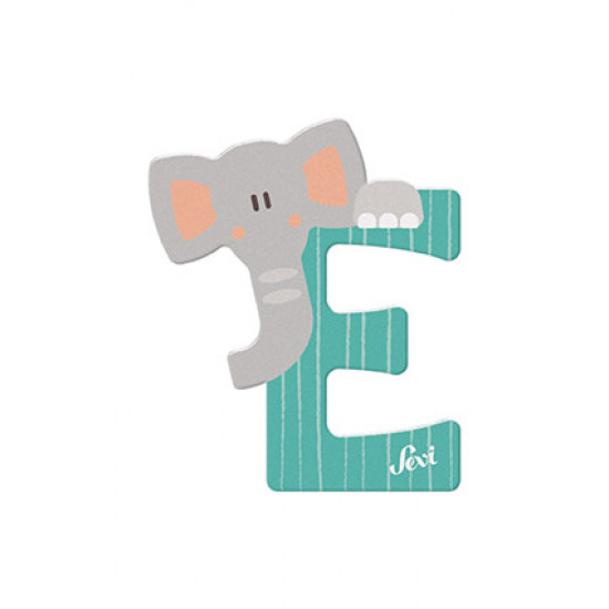 Sevi Animal Wooden Alphabet Letter E