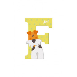 Sevi Animal Wooden Alphabet Letter F Sevi Animal Wooden Alphabet Letter F