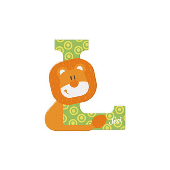 Sevi Animal Wooden Alphabet Letter L Sevi Animal Wooden Alphabet Letter L