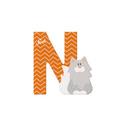 Sevi Animal Wooden Alphabet Letter N Sevi Animal Wooden Alphabet Letter N