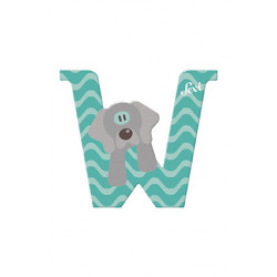 Sevi Animal Wooden Alphabet Letter W