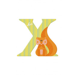 Sevi Animal Wooden Alphabet Letter X