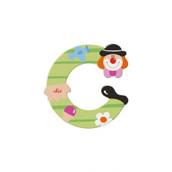 Sevi Clown Wooden Alphabet Letter C