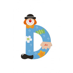 Sevi Clown Wooden Alphabet Letter D Sevi Clown Wooden Alphabet Letter D