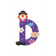 Sevi Clown Wooden Alphabet Letter D Sevi Clown Wooden Alphabet Letter D