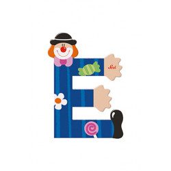 Sevi Clown Wooden Alphabet Letter E