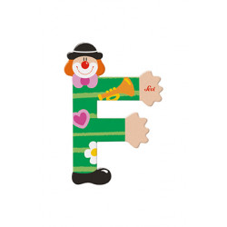 Sevi Clown Wooden Alphabet Letter F Sevi Clown Wooden Alphabet Letter F