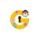 Sevi Clown Wooden Alphabet Letter G