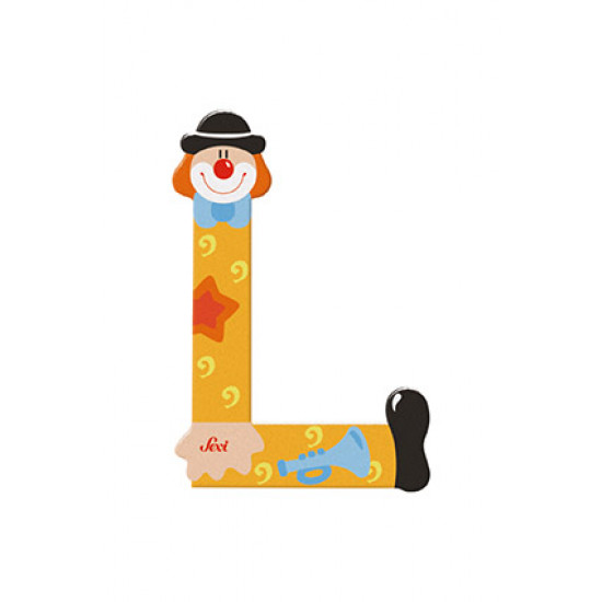 Sevi Clown Wooden Alphabet Letter L
