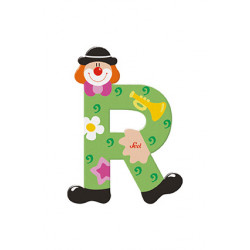 Sevi Clown Wooden Alphabet Letter R