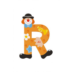 Sevi Clown Wooden Alphabet Letter R