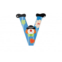 Sevi Clown Wooden Alphabet Letter V Sevi Clown Wooden Alphabet Letter V