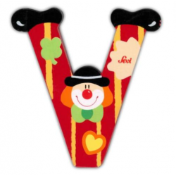 Sevi Clown Wooden Alphabet Letter V
