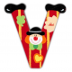 Sevi Clown Wooden Alphabet Letter V
