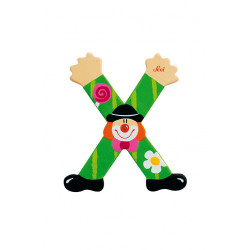 Sevi Clown Wooden Alphabet Letter X Sevi Clown Wooden Alphabet Letter X