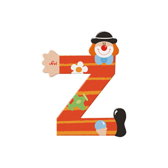 Sevi Clown Wooden Alphabet Letter Z