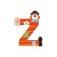 Sevi Clown Wooden Alphabet Letter Z