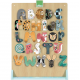 Wooden Animal Alphabet Letter M - Vilac