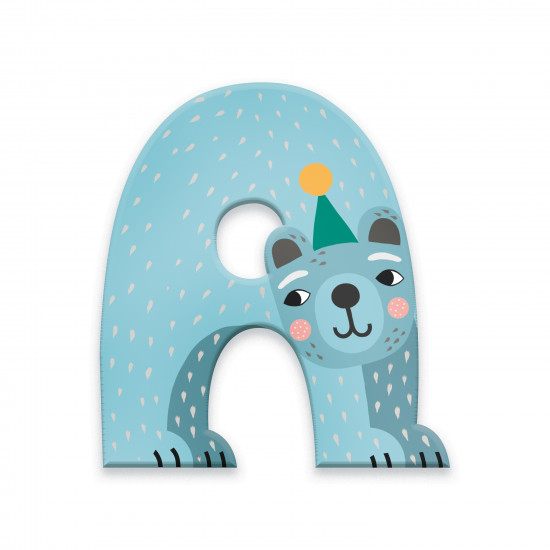 Wooden Animal Alphabet Letter A - Vilac Wooden Animal Alphabet Letter A - Vilac