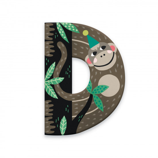 Wooden Animal Alphabet Letter D - Vilac