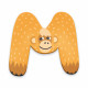 Wooden Animal Alphabet Letter M - Vilac Wooden Animal Alphabet Letter M - Vilac