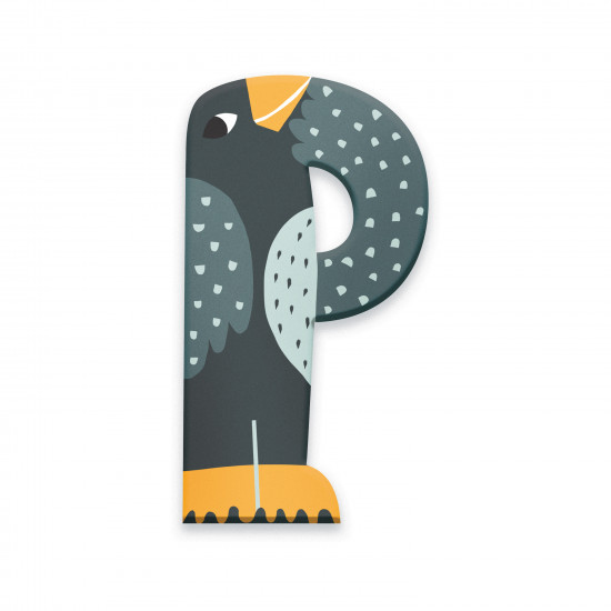 Wooden Animal Alphabet Letter P - Vilac Wooden Animal Alphabet Letter P - Vilac