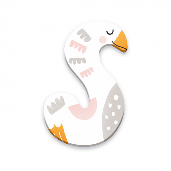 Wooden Animal Alphabet Letter S - Vilac