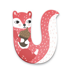 Wooden Animal Alphabet Letter U - Vilac
