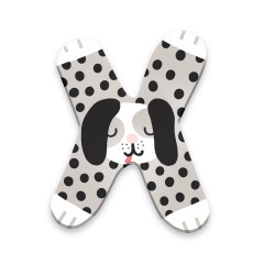 Wooden Animal Alphabet Letter X - Vilac